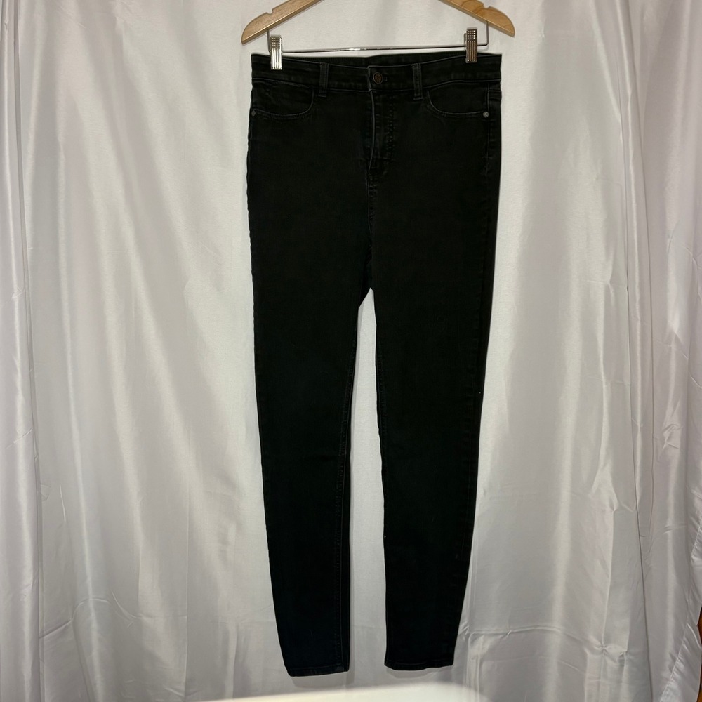 Talbots Flawless High-Rise Jegging Ankle Black Denim Jeans Size 10